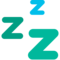 Zzz emoji on Mozilla